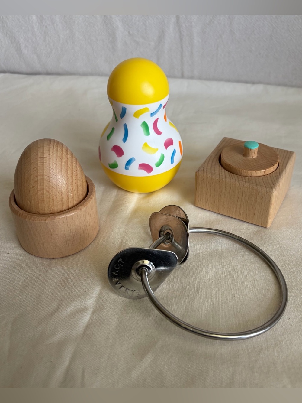 Lovevery lot of 4 Wooden and Montessori Style Baby Toys
